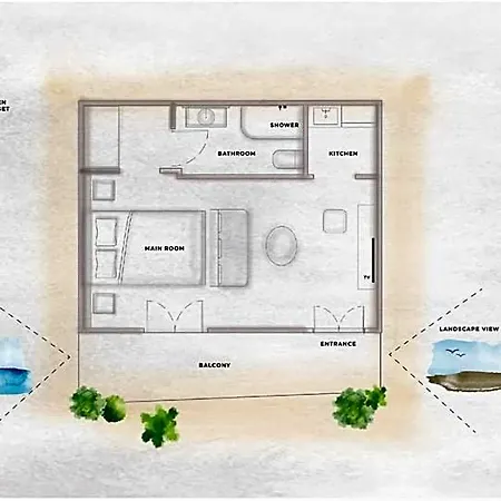 Veranna Patmos Apartamento Kámbos